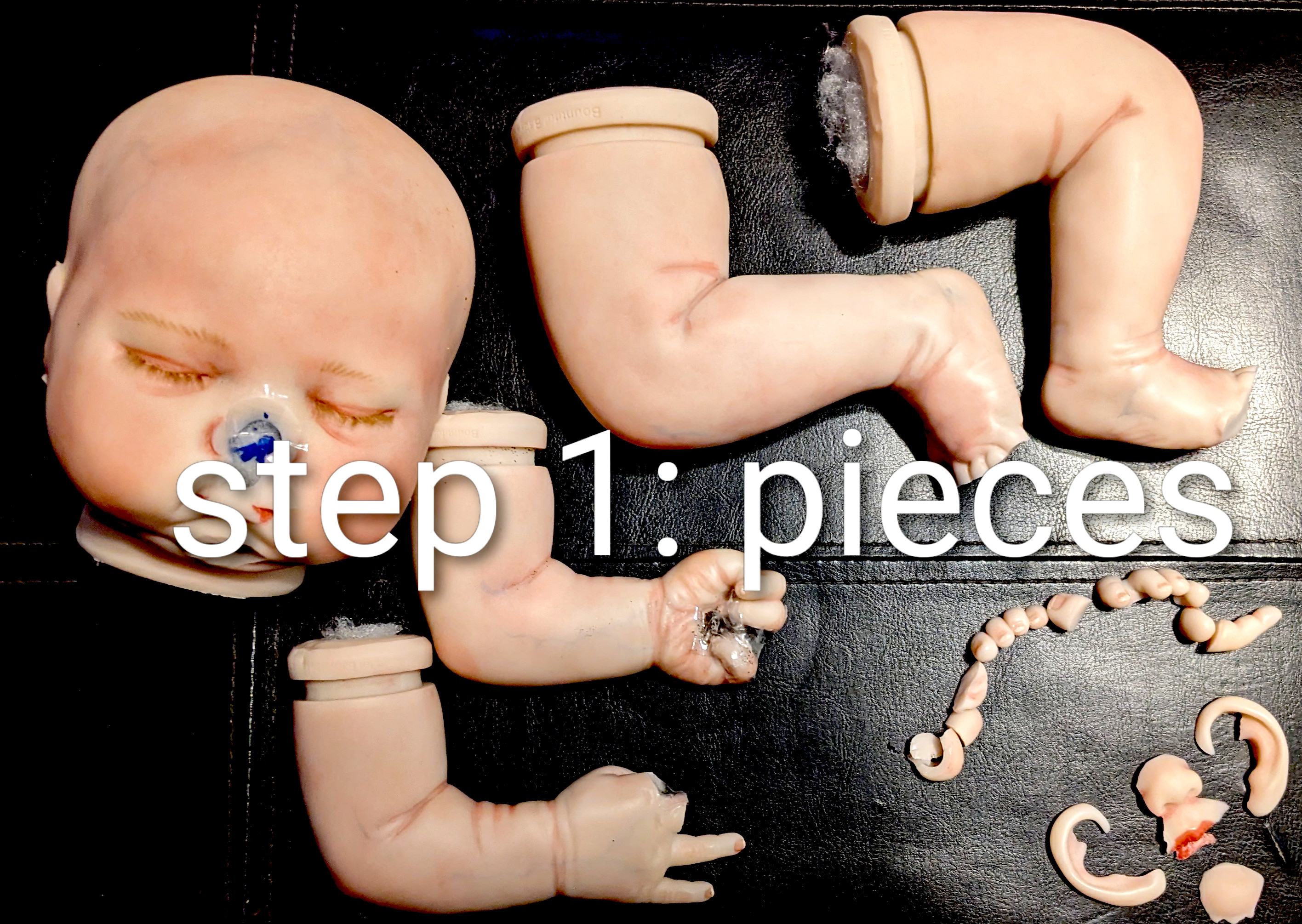 disassembled and modified Reborn parts for Dren project